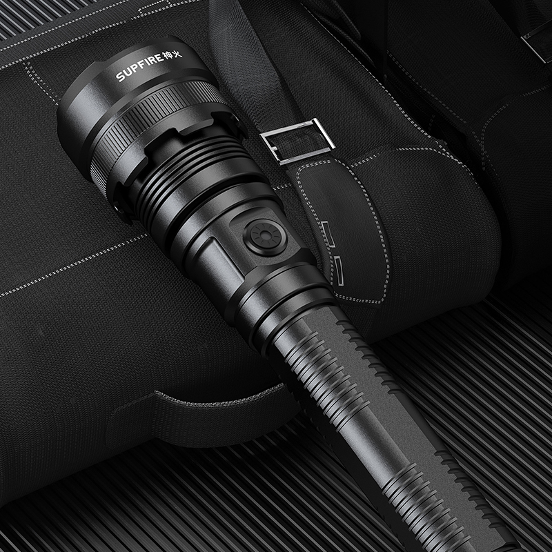 神火y12强光手电筒36w大功率超亮远射官方旗舰防水p90充电探照灯