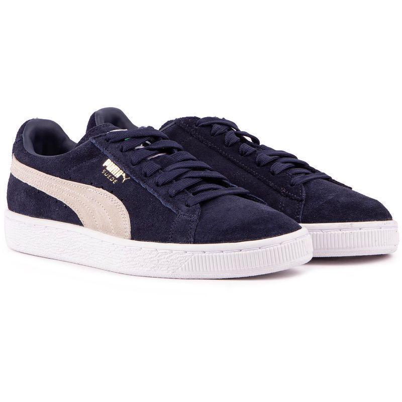 彪马(Puma)儿童经典休闲板鞋海军蓝低帮运动鞋