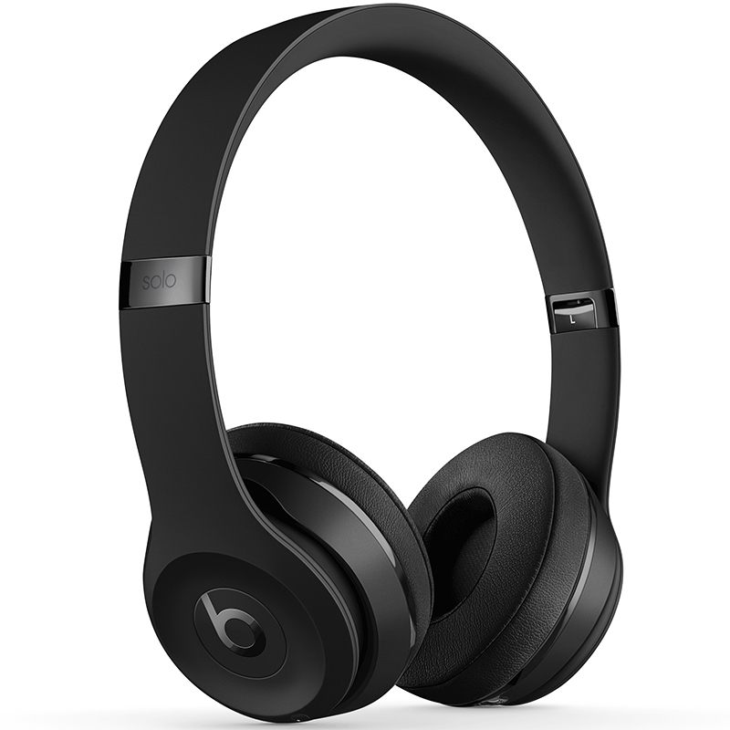 BEATS/Beats Solo3 Wireless 无线运动蓝牙耳机 头戴式耳机 低音好 通话清晰 游戏耳机 黑色