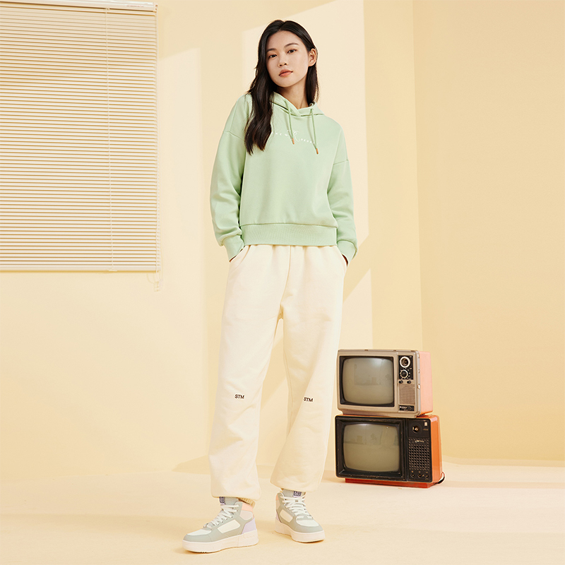 361运动卫衣女春秋季新款连帽套头卫衣女士休闲上衣潮