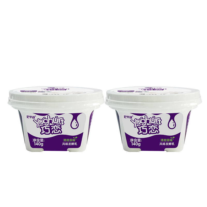 尼平河巧恋低温原味酸奶140g*2杯 澳洲进口 风味发酵乳