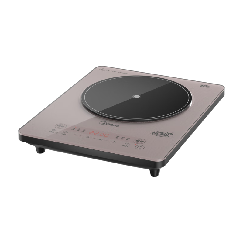 美的(Midea)MC-22MB02 电磁炉恒匀火3D悬浮大火力耐刮九档火锅炒菜烧水烧汤定时活力红高清大图