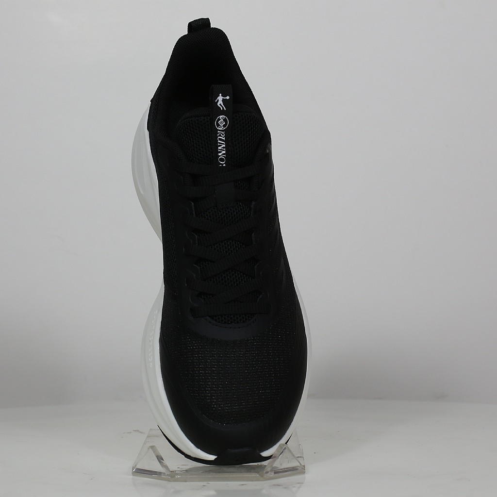 乔丹 跑步鞋男款舒适基础跑鞋运动鞋旅游鞋 透气防滑39-45 QTB023253209 黑色/乔丹白高清大图