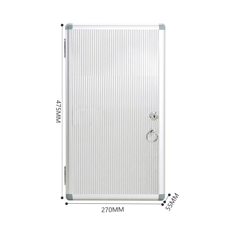 臻远ZY3112023 铝合金钥匙箱壁挂钥匙柜钥匙管理箱 48位高清大图