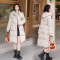 羽绒棉服冬季2024过膝新款连帽韩版宽松棉衣长款棉袄加厚外套女士