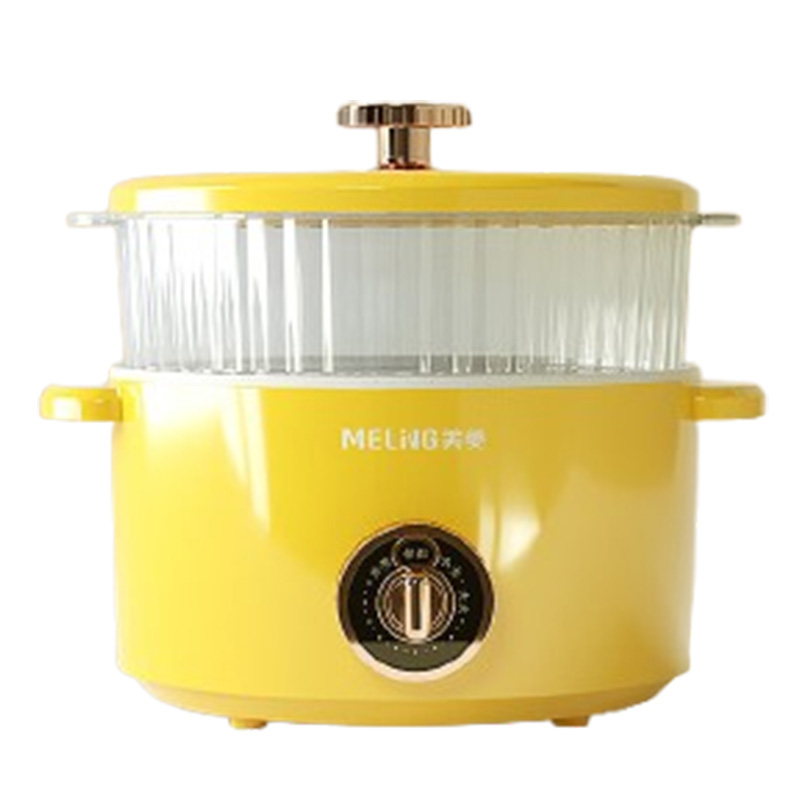 美菱电火锅2.5L均匀速热双层隔热电煮锅MT-LC2501