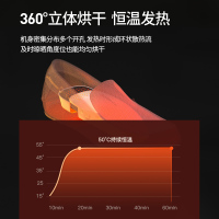 志高(CHIGO)烘鞋器可伸缩长短烤鞋器即用干鞋器家用便携鞋子烘干器电暖鞋器除湿烤干除味灭菌ZG-HX02白色
