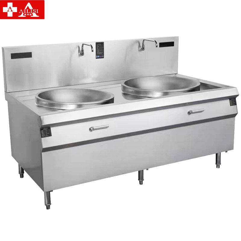 埃利斯(AILISI)大功率商用电炒灶电磁炉电灶台酒店饭店厨房单头双头电炒炉火锅电灶台电炒炉LC-SDC20K-80