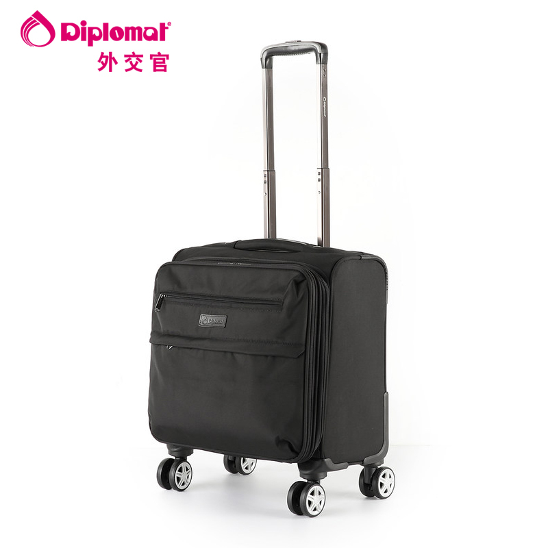 diplomat外交官DE-1558G 16英寸航空箱商场同款商务万向轮登机箱