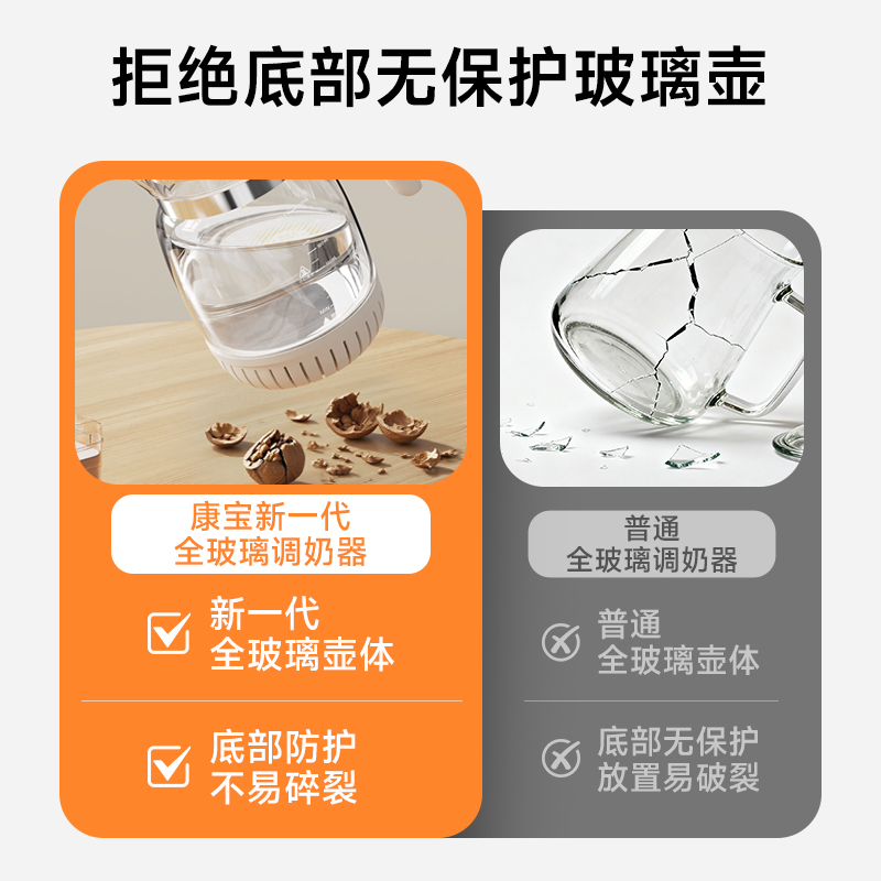 康宝智能恒温快速暖奶器自动保温高清大图