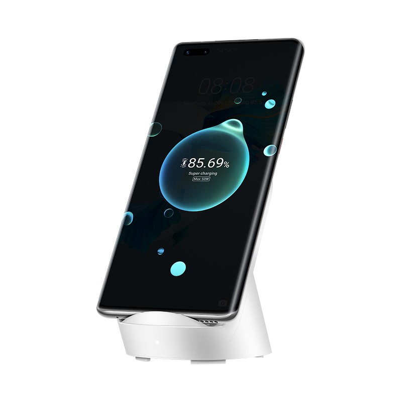 华为HUAWEI 原装超级快充立式无线充电器套装(Max50W)含Max66W有线充电器高清大图