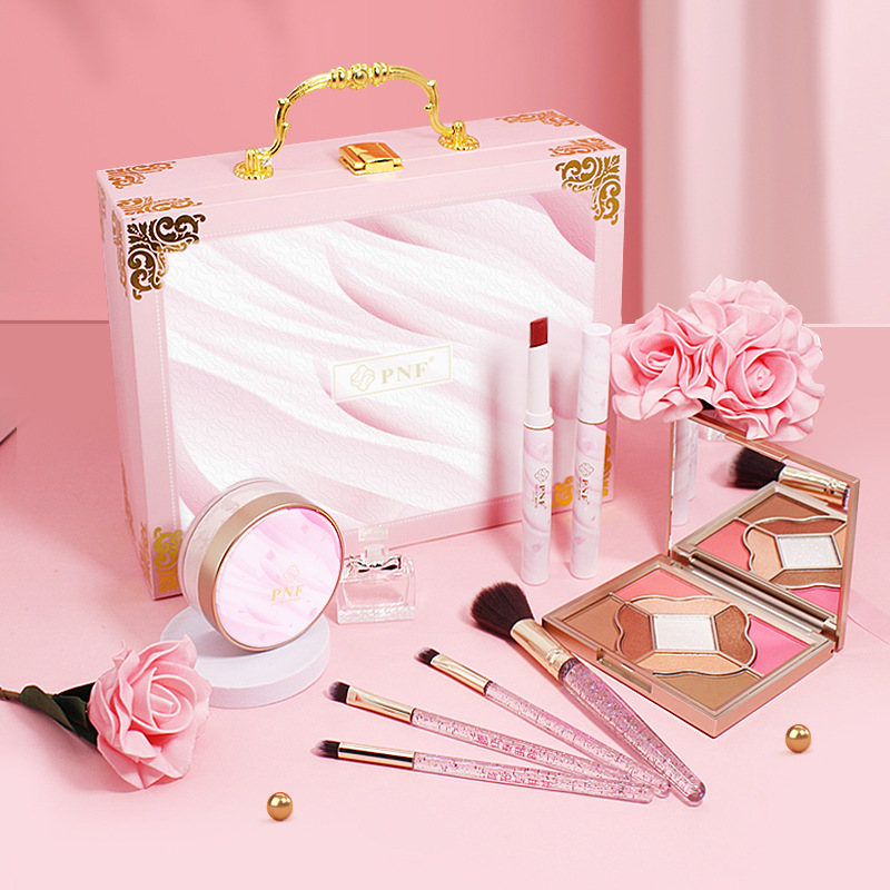 礼物送闺蜜送女朋友送老婆彩妆套盒情人节皮箱礼盒生日口红化妆品套装