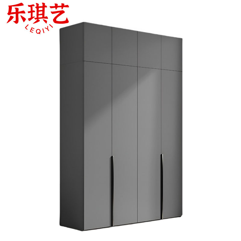 乐琪艺 衣柜 四门(1.4m)+顶柜 套