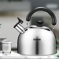 苏泊尔(SUPOR)烧水壶304不锈钢水壶3.0L鸣音烧水壶茶水壶燃煤气鸣笛开水壶ES30HS01