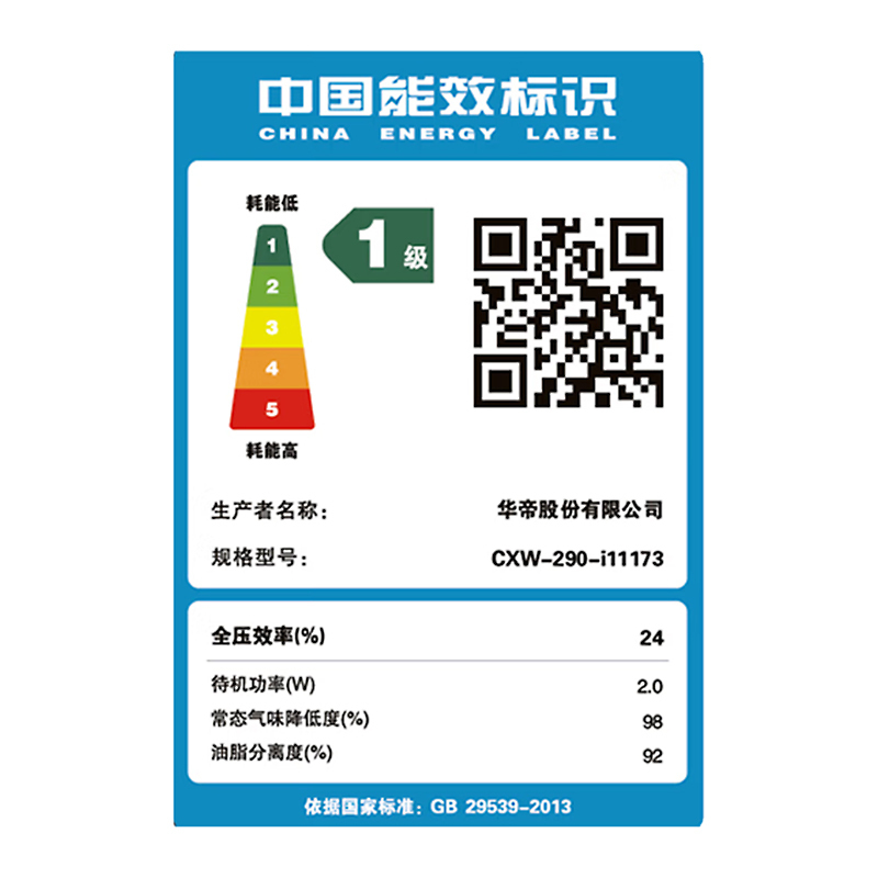 华帝(vatti)变频油烟机超薄双腔·艺术家X1侧吸式 24m³大吸力抽油烟机 双腔近吸四重自清洁 四维云降噪
