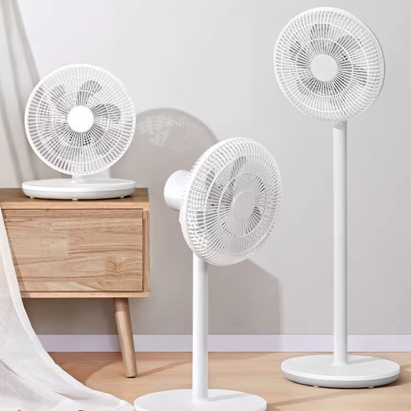 艾美特落地扇节能大风力空气循环摇头立式风扇轻音定时省电大风量电风扇 LPF06[mini基础款]高清大图