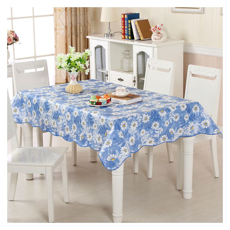 环保桌布pvc材质防水防油桌垫茶几方桌长桌餐桌大圆桌通用台布