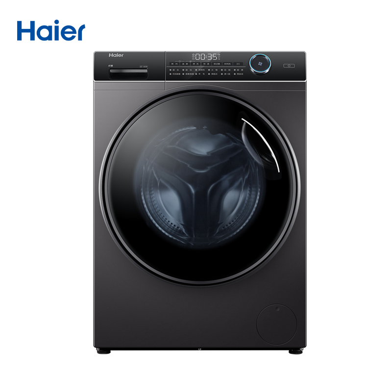 海尔xqg80b14126l全自动超薄滚筒洗衣机450600850视频