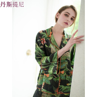 睡衣女秋长袖薄款套装韩版宽松时尚印花可外穿家居服女春秋两件套