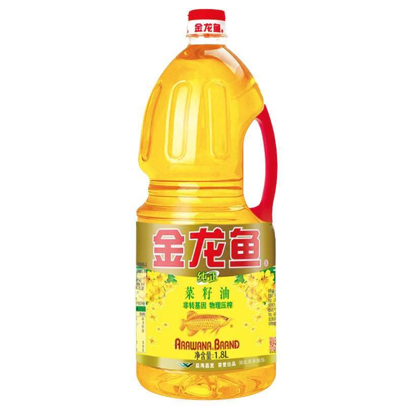 金龙鱼纯正 菜籽油1.8L
