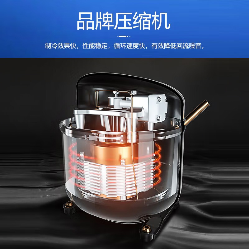 美菱(MELING)528升冰柜 冷柜 卧式大容量商用 冷藏冷冻转换单温冰柜冷柜 深冷速冻BC/BD-528DTX