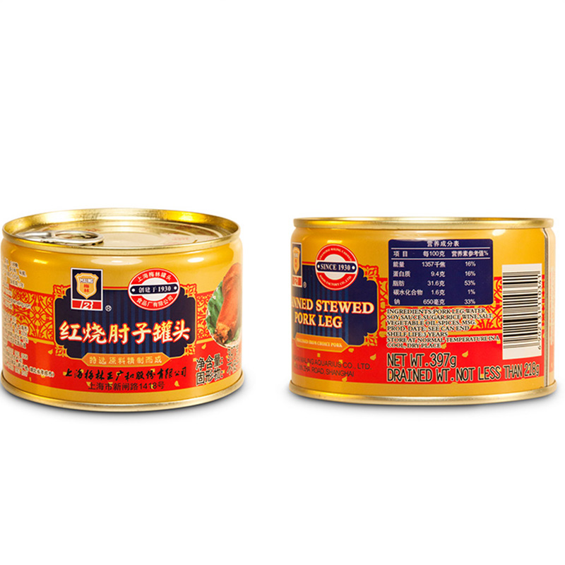 梅林 红烧肘子397/罐 东坡肘子罐头 卤味熟食猪蹄髈猪肉类猪脚高清大图
