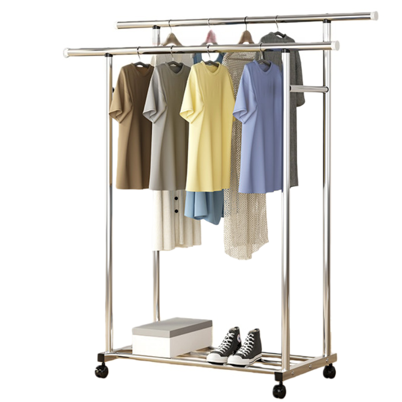 铭 思达 晾 衣 杆晾衣架晾衣架可伸缩晾衣架高清大图