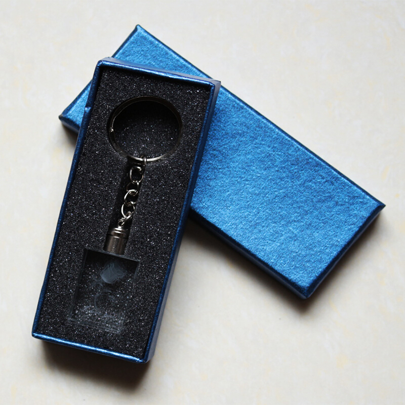 适用于创意diy定制生日水晶钥匙扣挂件公司纪念品创意毕业聚会开业