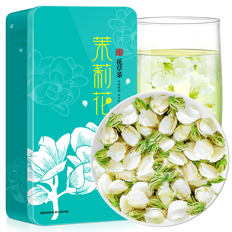 花草茶茉莉花茶叶新花干 茉莉花苞125g