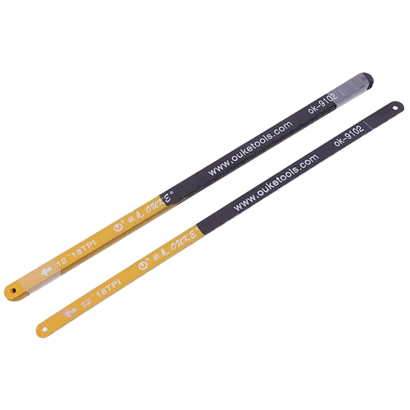 欧克 锯弓替换锯条钢锯架用300mm 软性18牙OK-9102/根高清大图