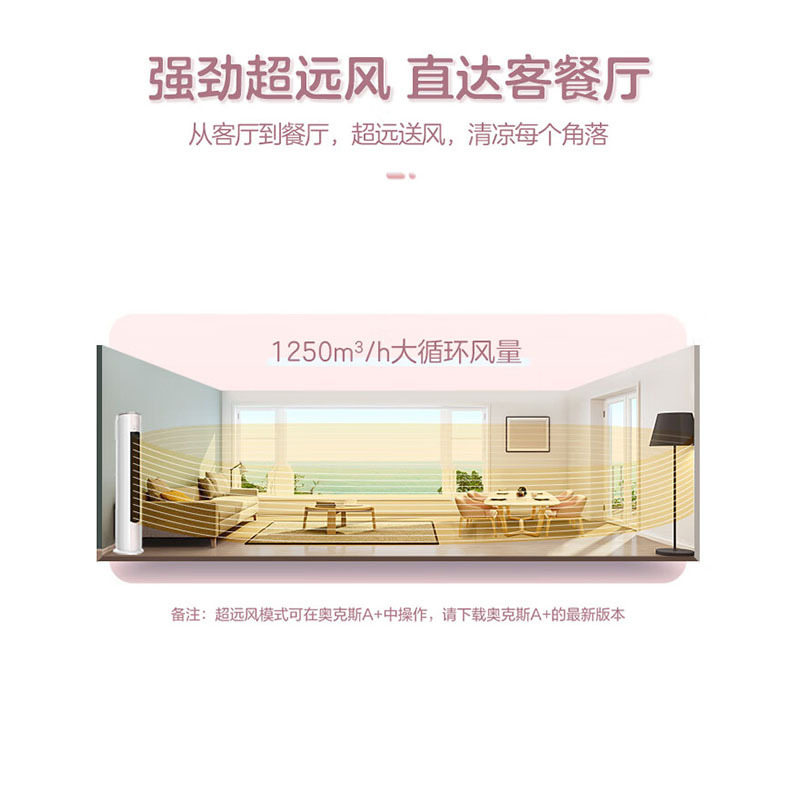 奥克斯立柜式空调3匹KFR-72LW/BpR3AQE1(B1)/台