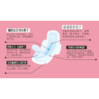 美月爽 奥斯汀白月季远红外负离子卫生巾 亲肤柔棉护垫155mm 30片