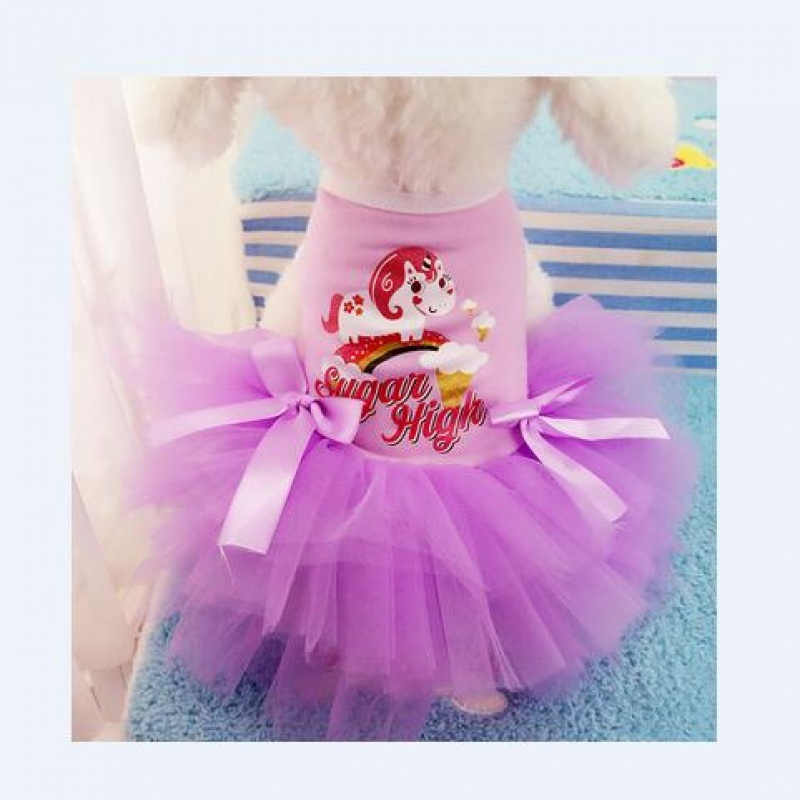 春夏狗狗衣服猫狗公主裙连衣裙泰迪贵宾狗裙子婚纱礼服衣服蓬蓬裙