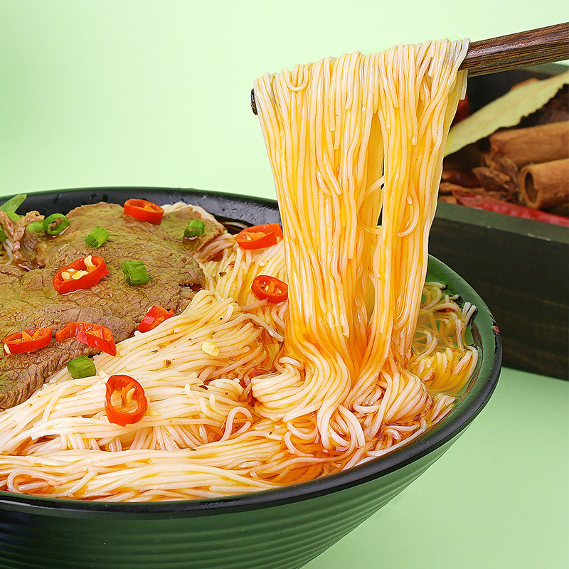 阿宽花溪牛肉过桥米线米粉冲泡牛肉粉速食夜宵方便面即