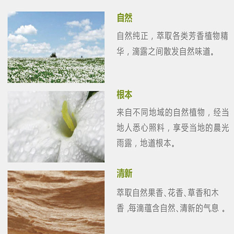 柠乐 天然香薰精油 室内熏香 加湿器无火精油补充液H7014高清大图