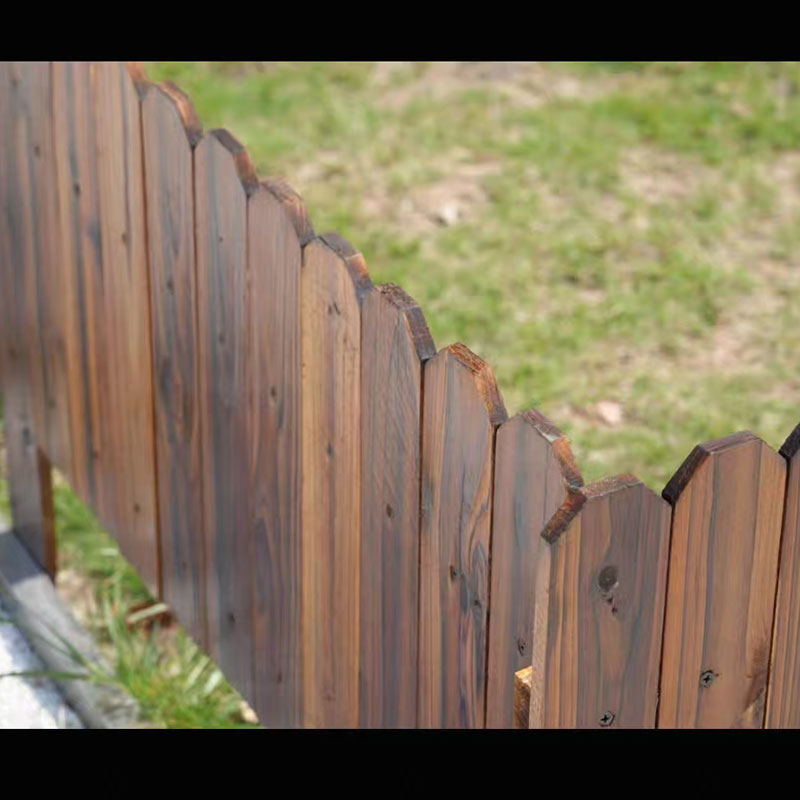 鑫睿辉 防腐木栅栏 咖色1000*400mm 米高清大图