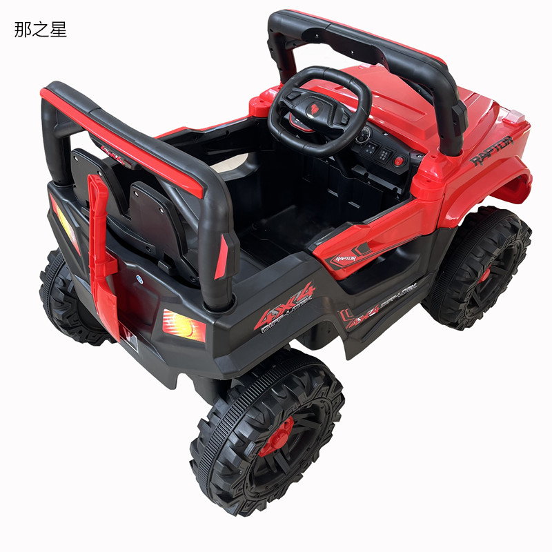 那之星 儿童电动四轮红色越野车高清大图