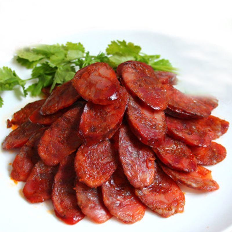 四川纯肉麻辣香肠腊肠腊肉五花1斤3斤正宗川味特产农家土猪五香辣肠