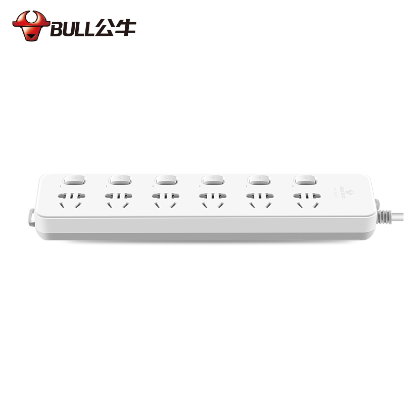 公牛（bull）GN-313插座多开关插排插线板拖线板接线板 3米插座 白色