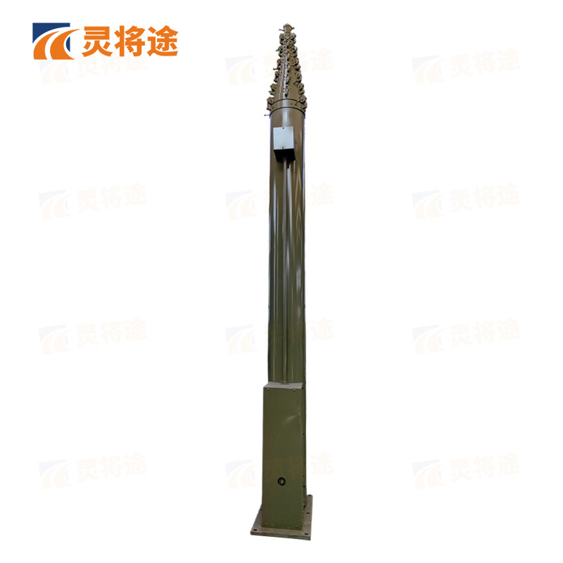 灵将途 可车载移动快装式 20米手电一体升降杆避雷针 LJT-A356-SDYT20高清大图