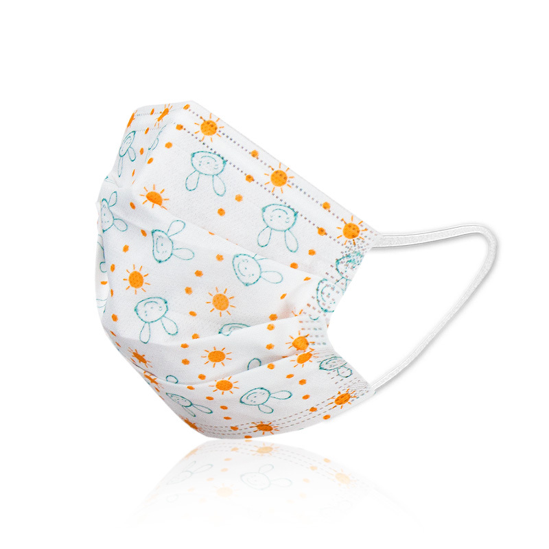 格林特卫greencare一次性儿童医用口罩单只独立装10只袋10袋100只装