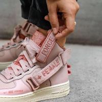 耐克（Nike）Air Force 1 High Utility 空军一号解构女士魔术贴高帮休闲板鞋