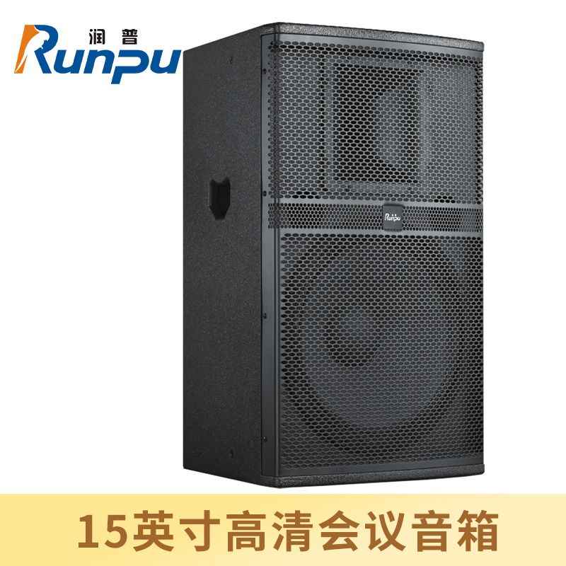 润普Runpu会议音频扩声系统专业双15英寸会议音箱无源音响礼堂会议室扩声音响设备RP-SY-XYC15高清大图