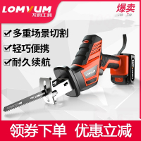 龙韵(LONGYUN)锂电往复锯充电式电动马刀锯家用小型大功率户外手提伐木电锯 21V全系收货晒图返20