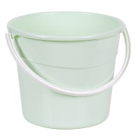 茶花 塑料桶水桶31CM通用家务清洁洗 钓鱼12.2L 0207 绿色【1个】