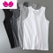 七斓()日系背心男健身运动汗衫透气纯色吊带无袖t恤潮牌