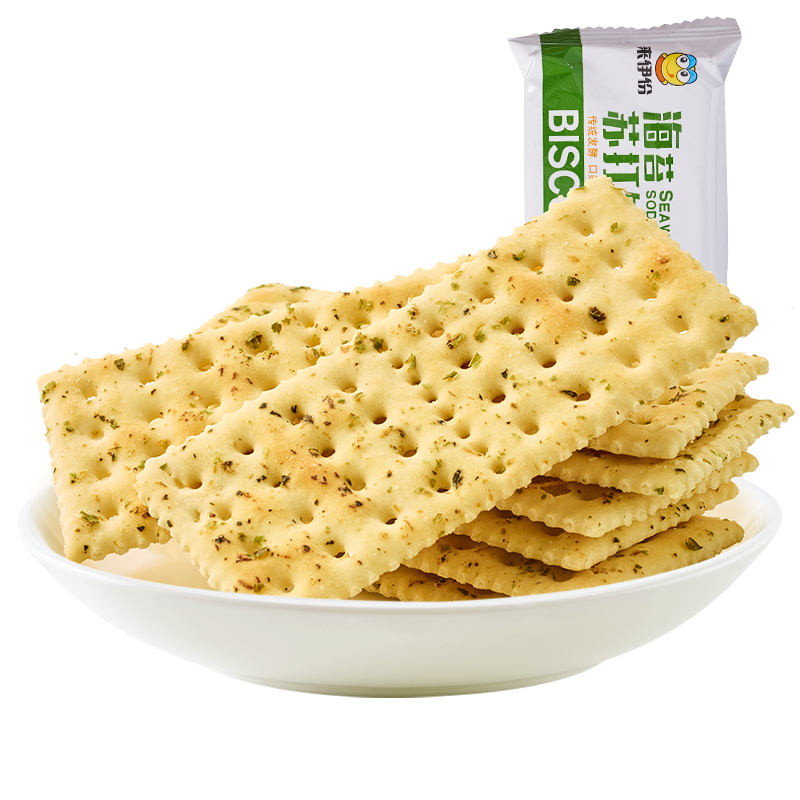 来伊份海苔苏打饼干260g 2正品休闲红零食美食糕点小包装饼干 海苔味图片 高清实拍大图 苏宁易购