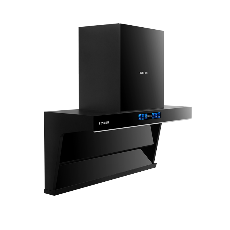 百得(BEST)华帝股份烟机AC17Pro 28m³顶侧三吸油烟机直流变频1200Pa高静压七重热净洗 挥手智控高清大图