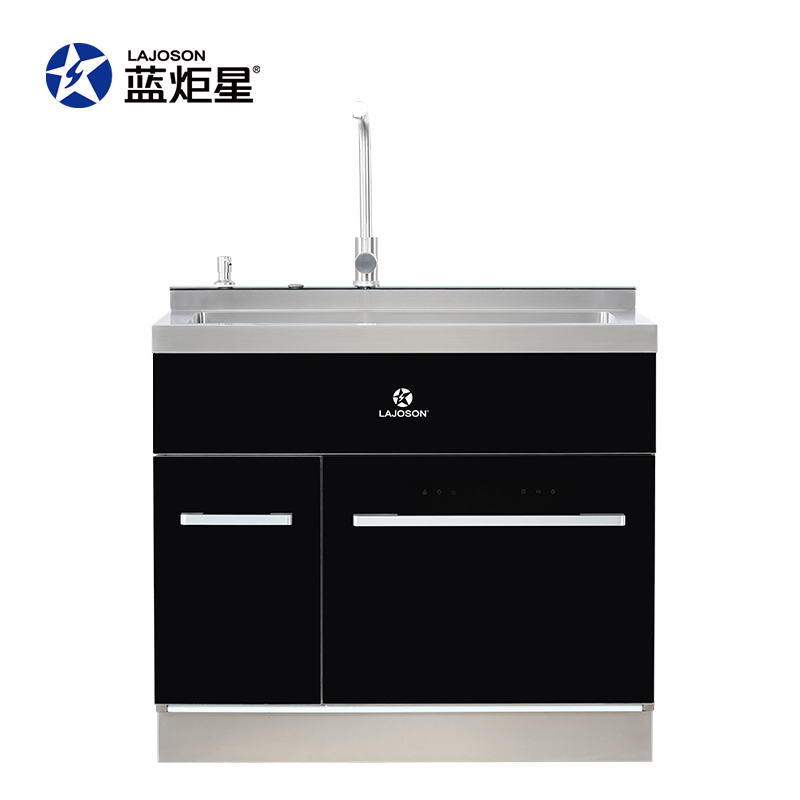 蓝炬星(lajoson)XJA7S集成水槽一体式家用厨房304不锈钢双槽 集成水槽 抽屉式 洗碗机