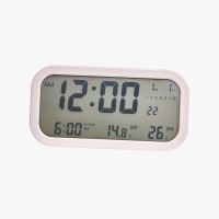 极物 10037587488 日式LCD多功能 电子钟 (单位:个)乳白色